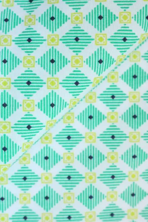 100% Cotton Green Prints Tailored Shirt