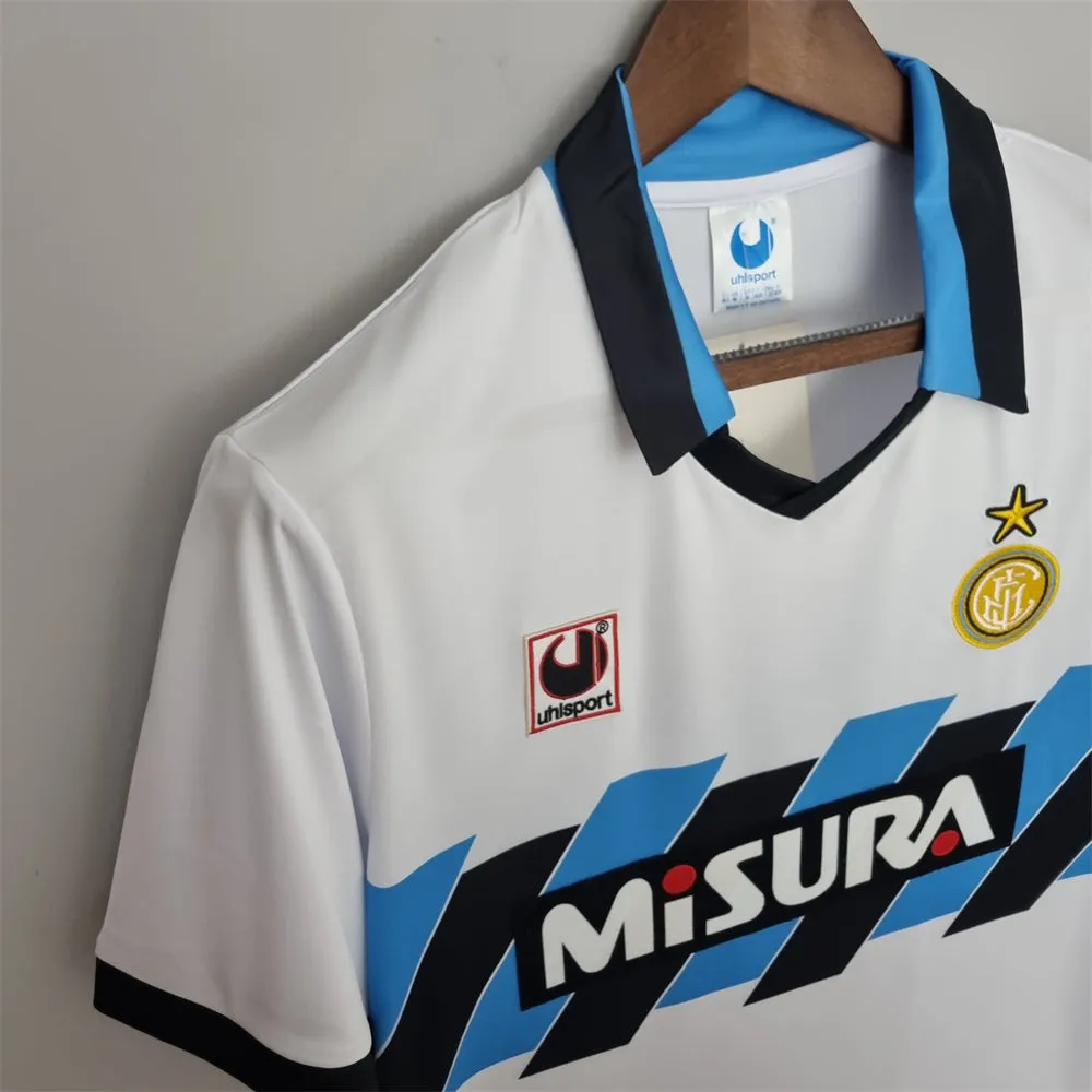 1990 - 1991 Inter Milan Away - Retro Jersey