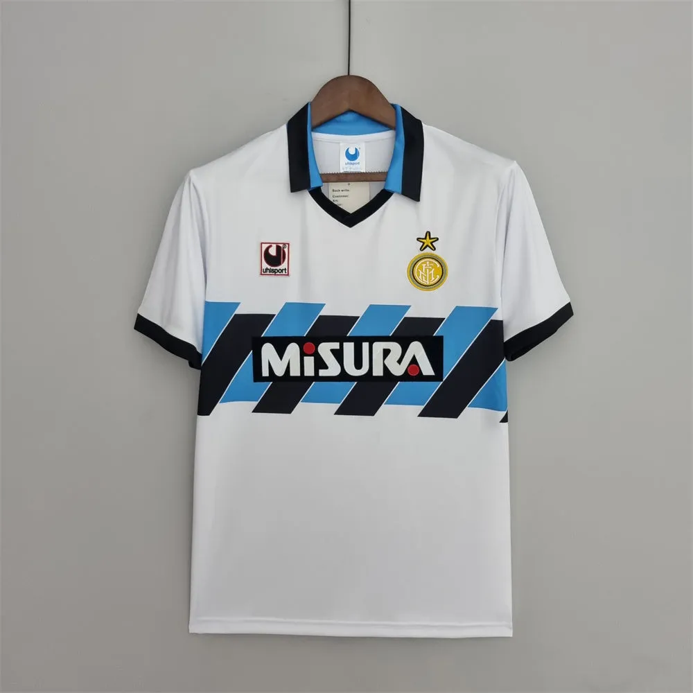 1990 - 1991 Inter Milan Away - Retro Jersey