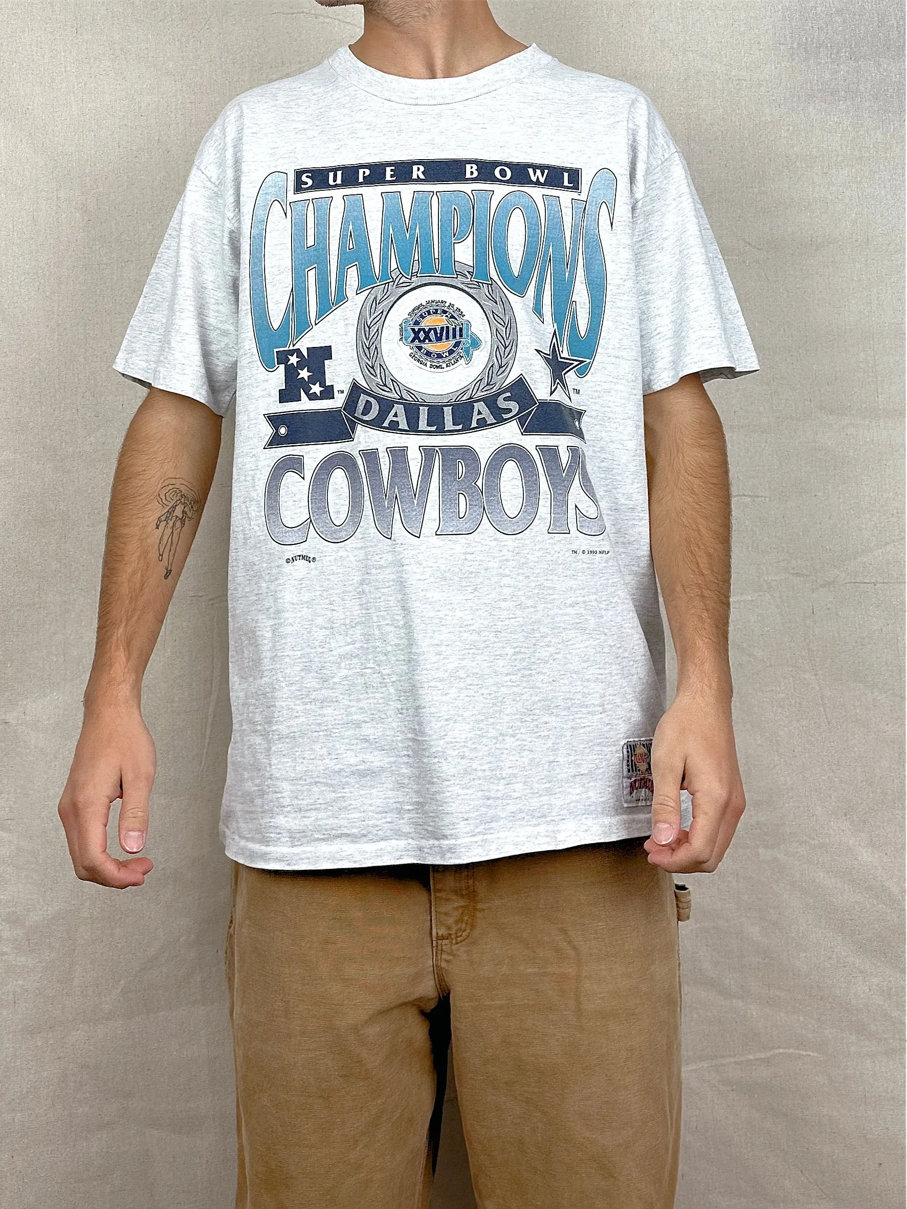 1994 Dallas Cowboys NFL USA Made Vintage T-Shirt Size XL