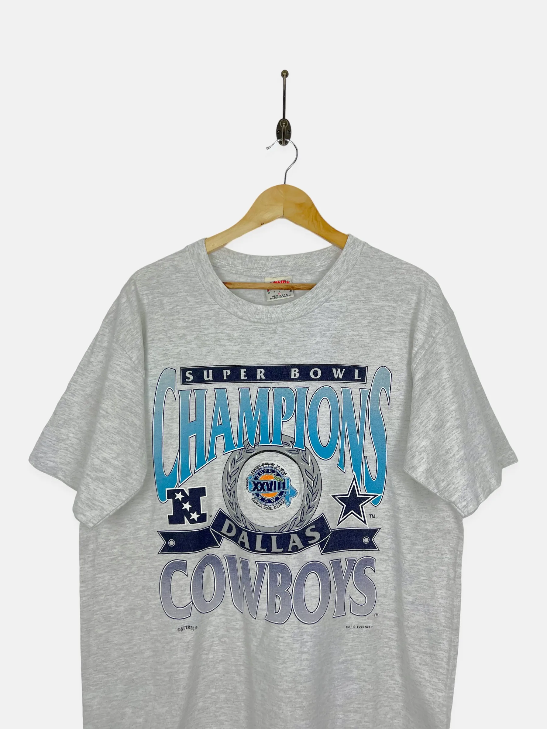 1994 Dallas Cowboys NFL USA Made Vintage T-Shirt Size XL