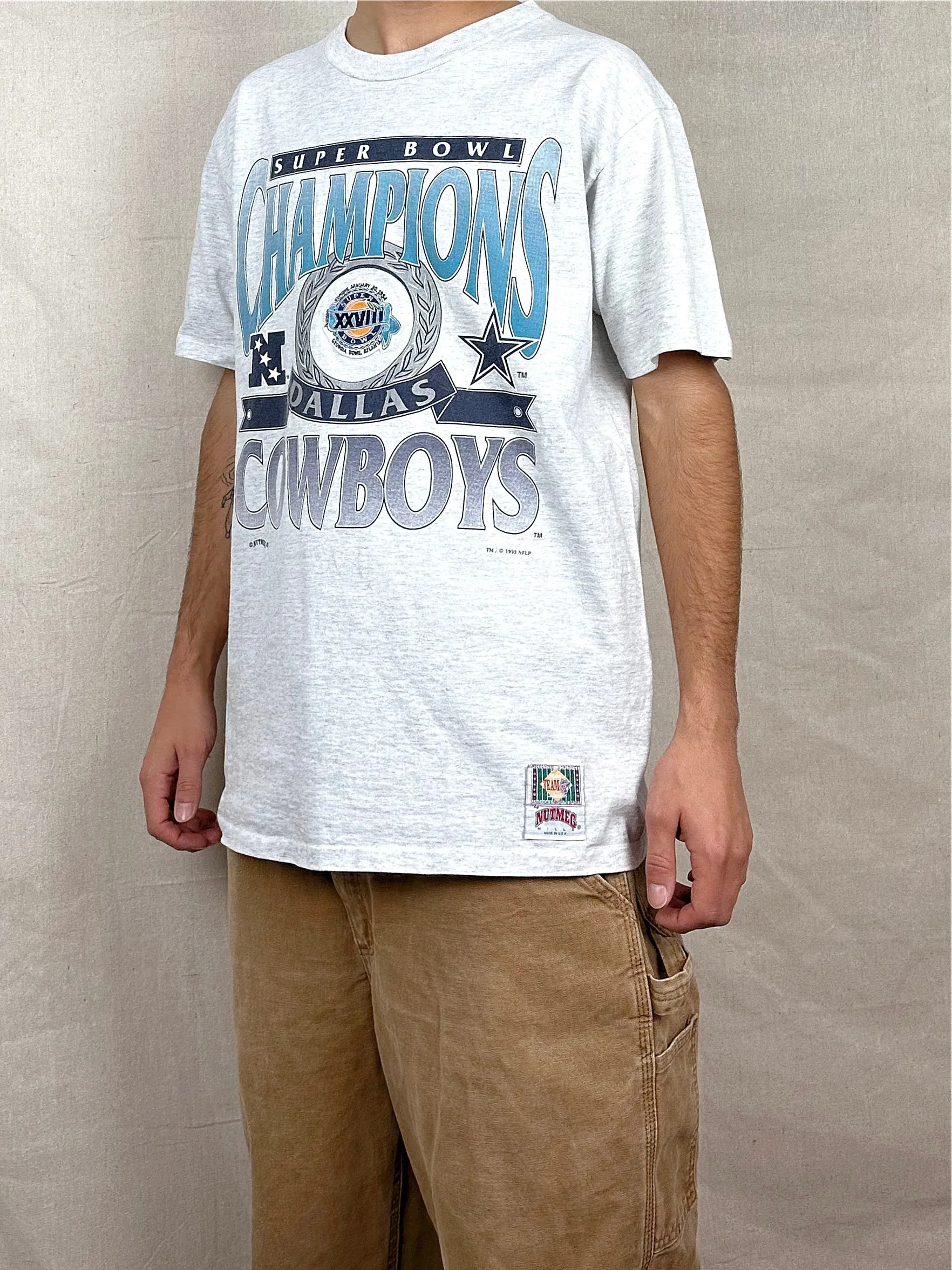 1994 Dallas Cowboys NFL USA Made Vintage T-Shirt Size XL
