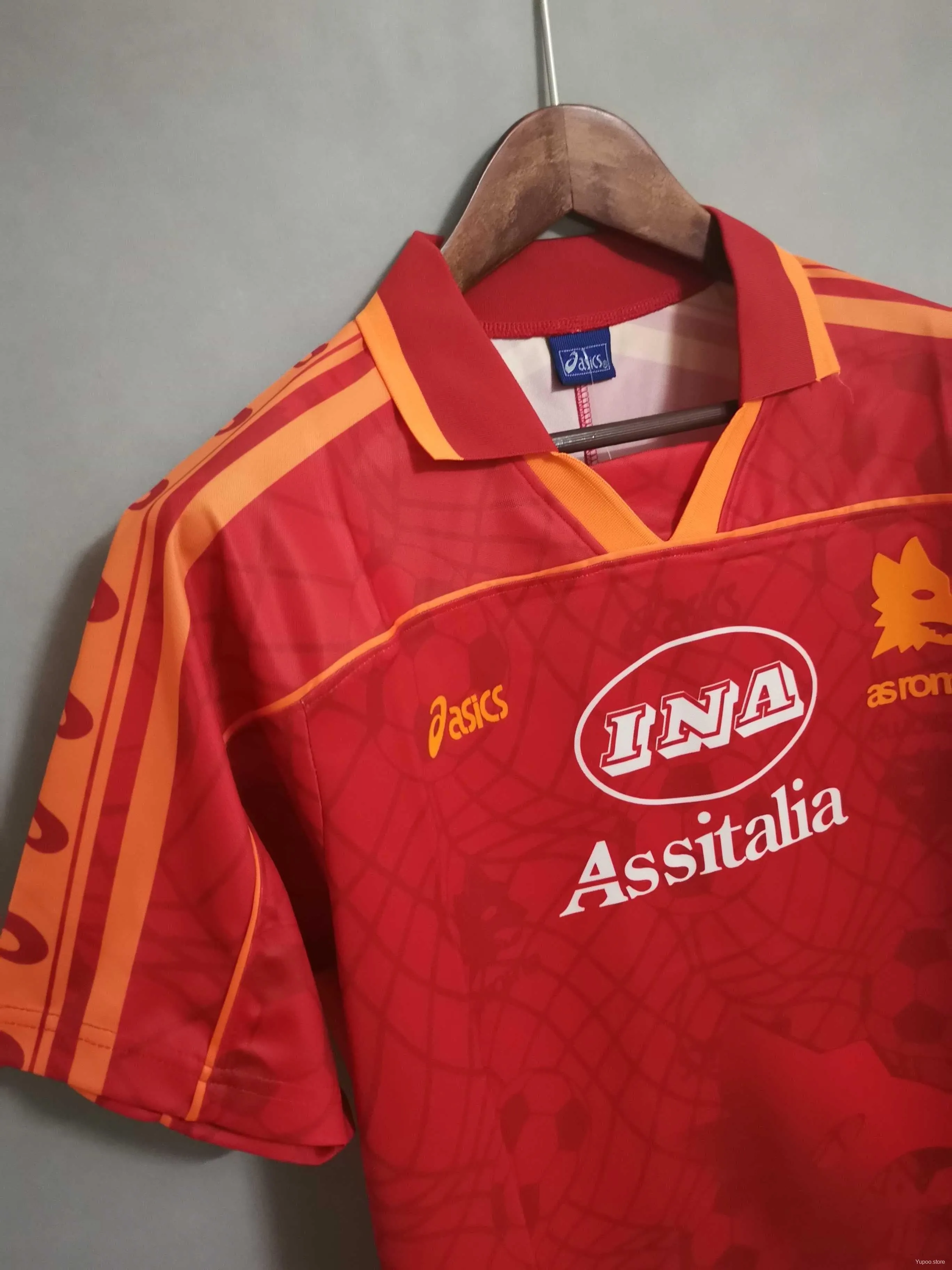 1995 - 1996 Roma Home - Retro Jersey