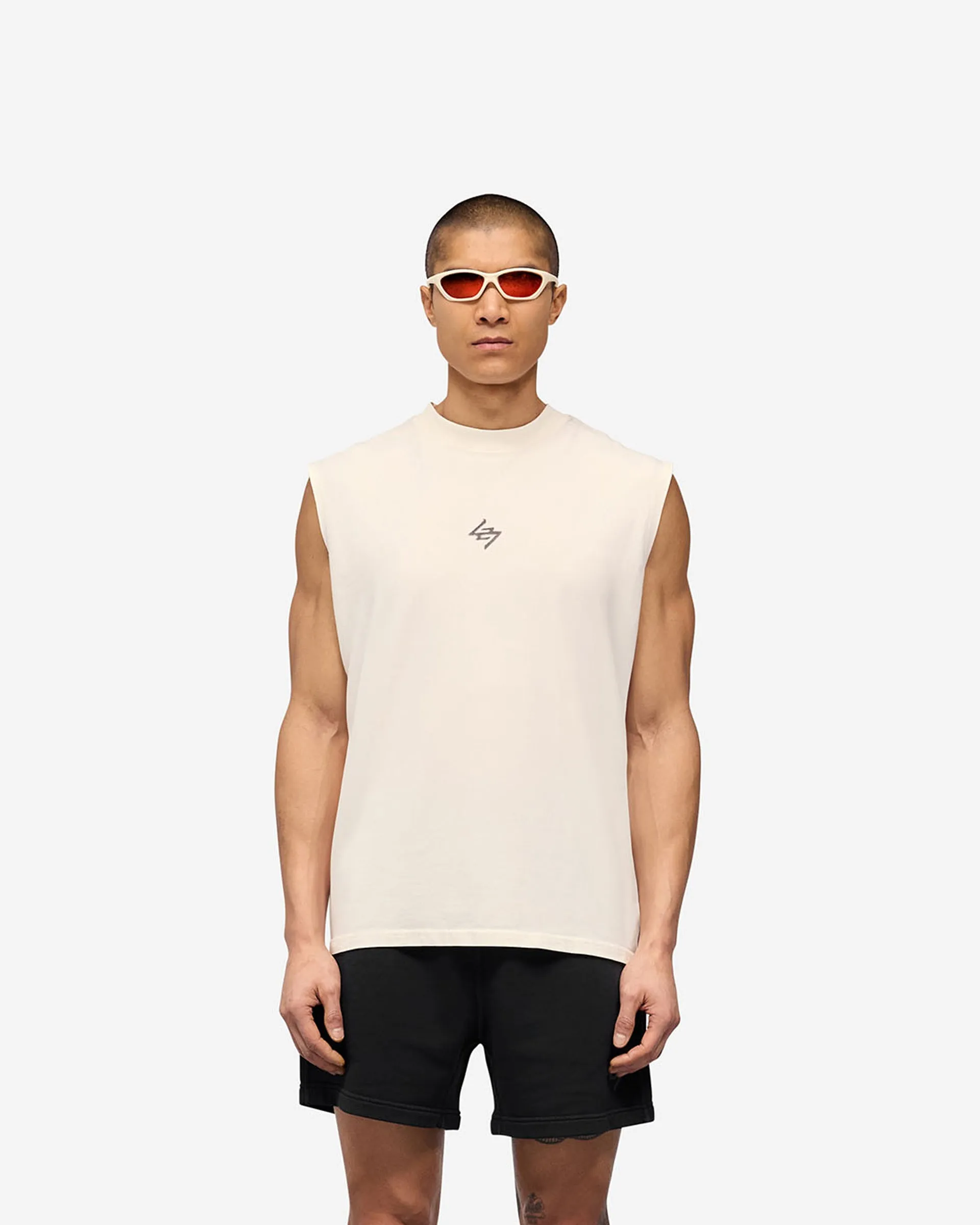 247 Motion Oversized Tank - Flat White