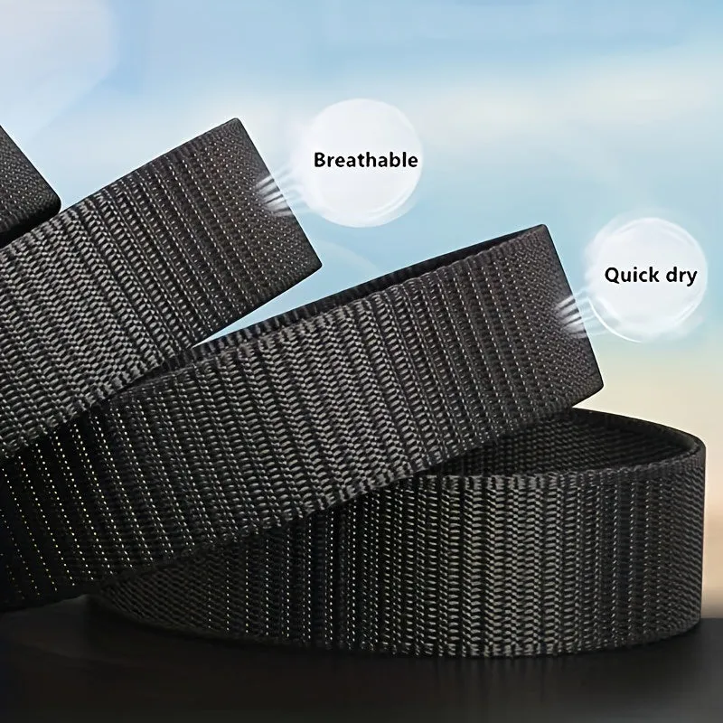 2pcs Tactical Belts Quick Release Buckle Durable PP Material Adjustable Textured