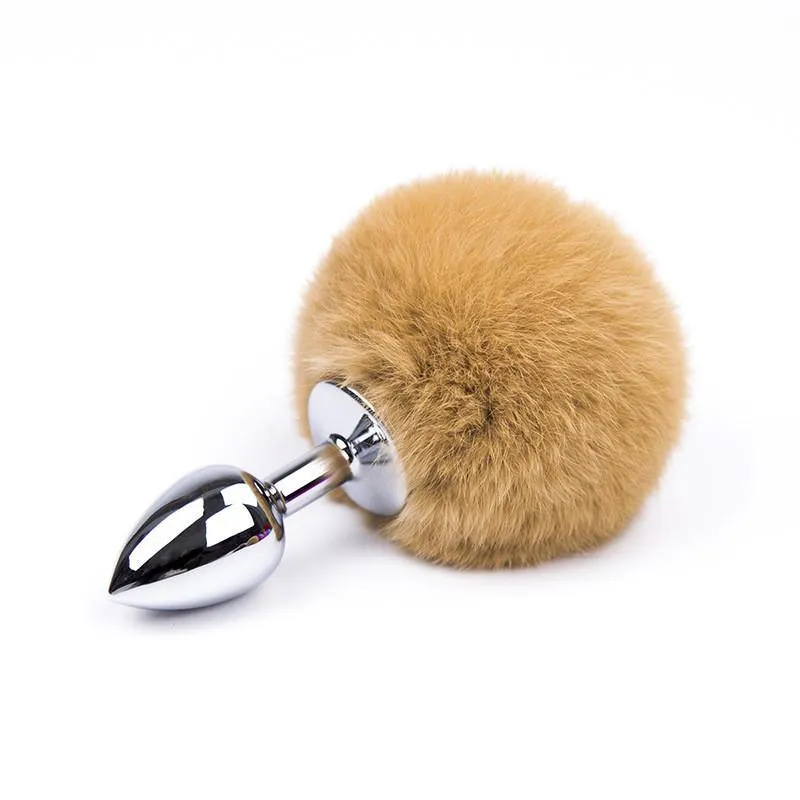 3" Bunny Tail Stainless Steel Plug