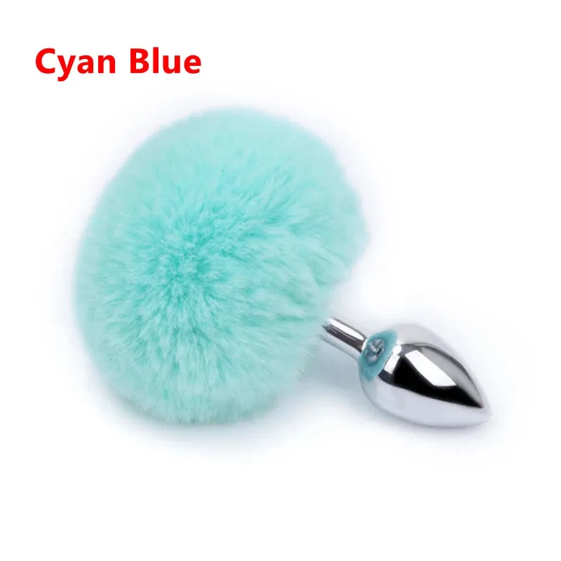 3" Bunny Tail Stainless Steel Plug