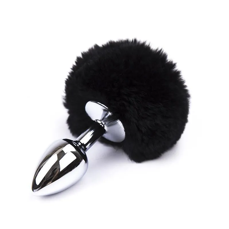 3" Bunny Tail Stainless Steel Plug