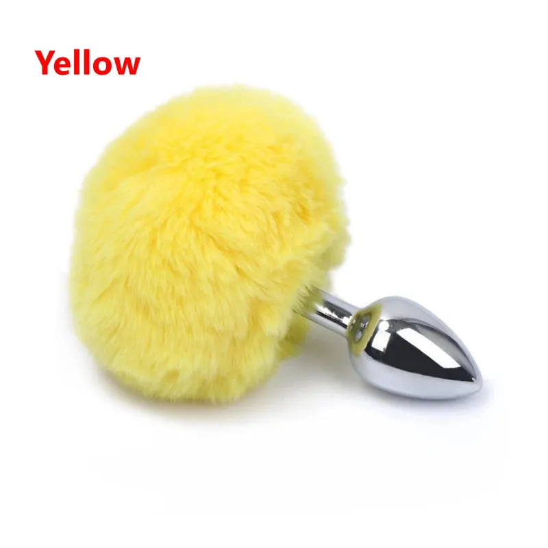 3" Bunny Tail Stainless Steel Plug