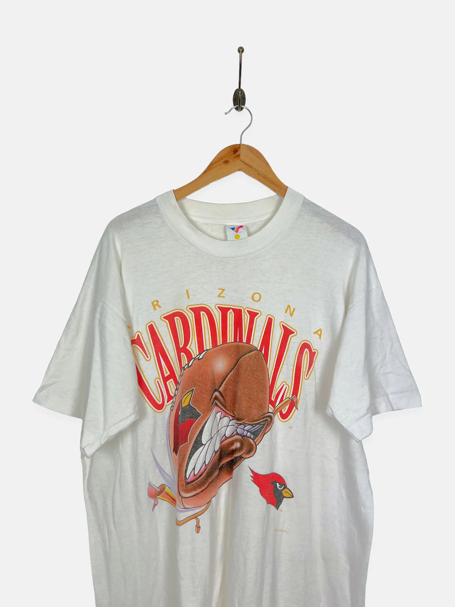 90's Arizona Cardinals NFL USA Made Vintage T-Shirt Size XL