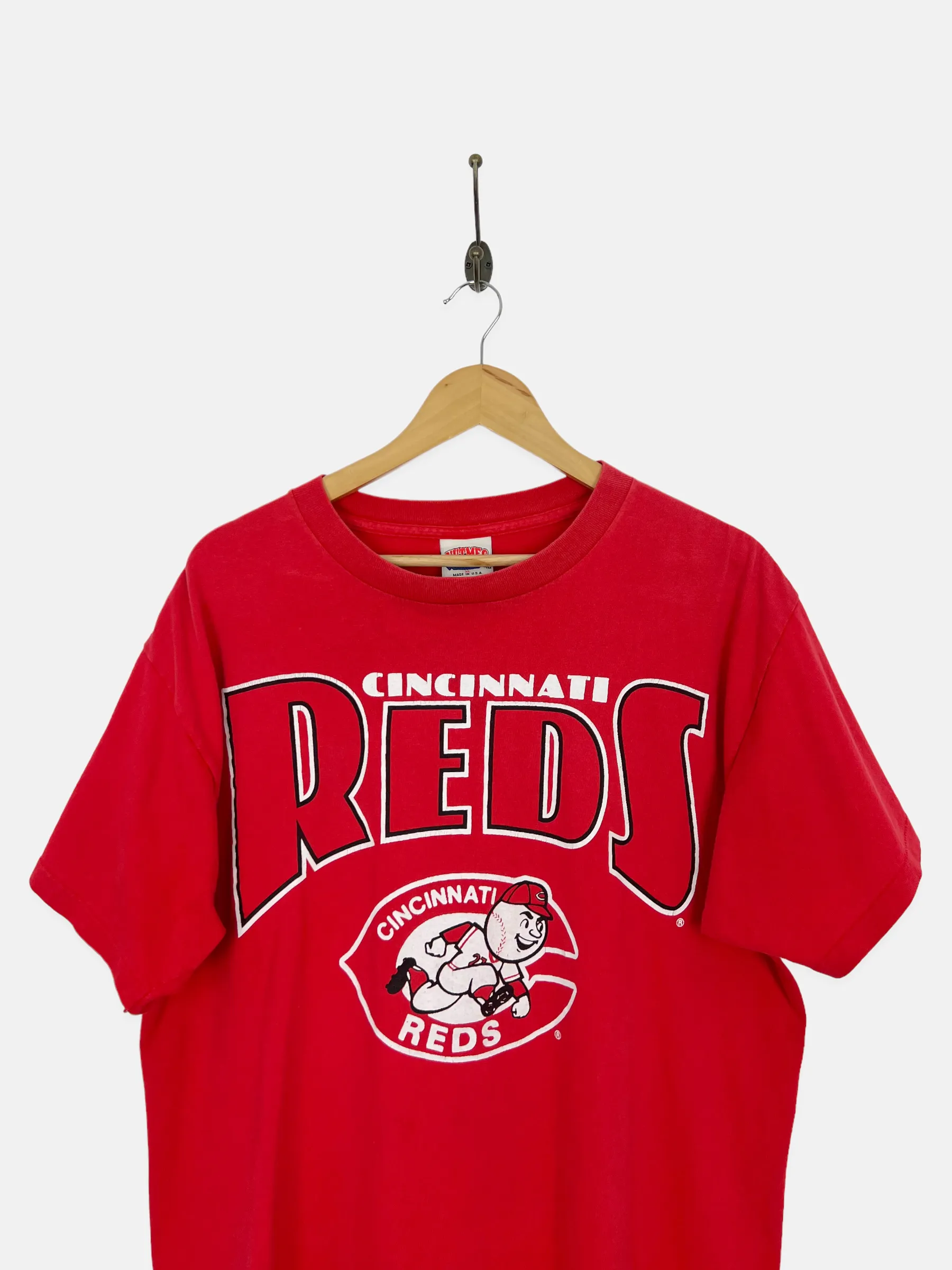 90's Cincinnati Red USA Made Vintage T-Shirt Size L