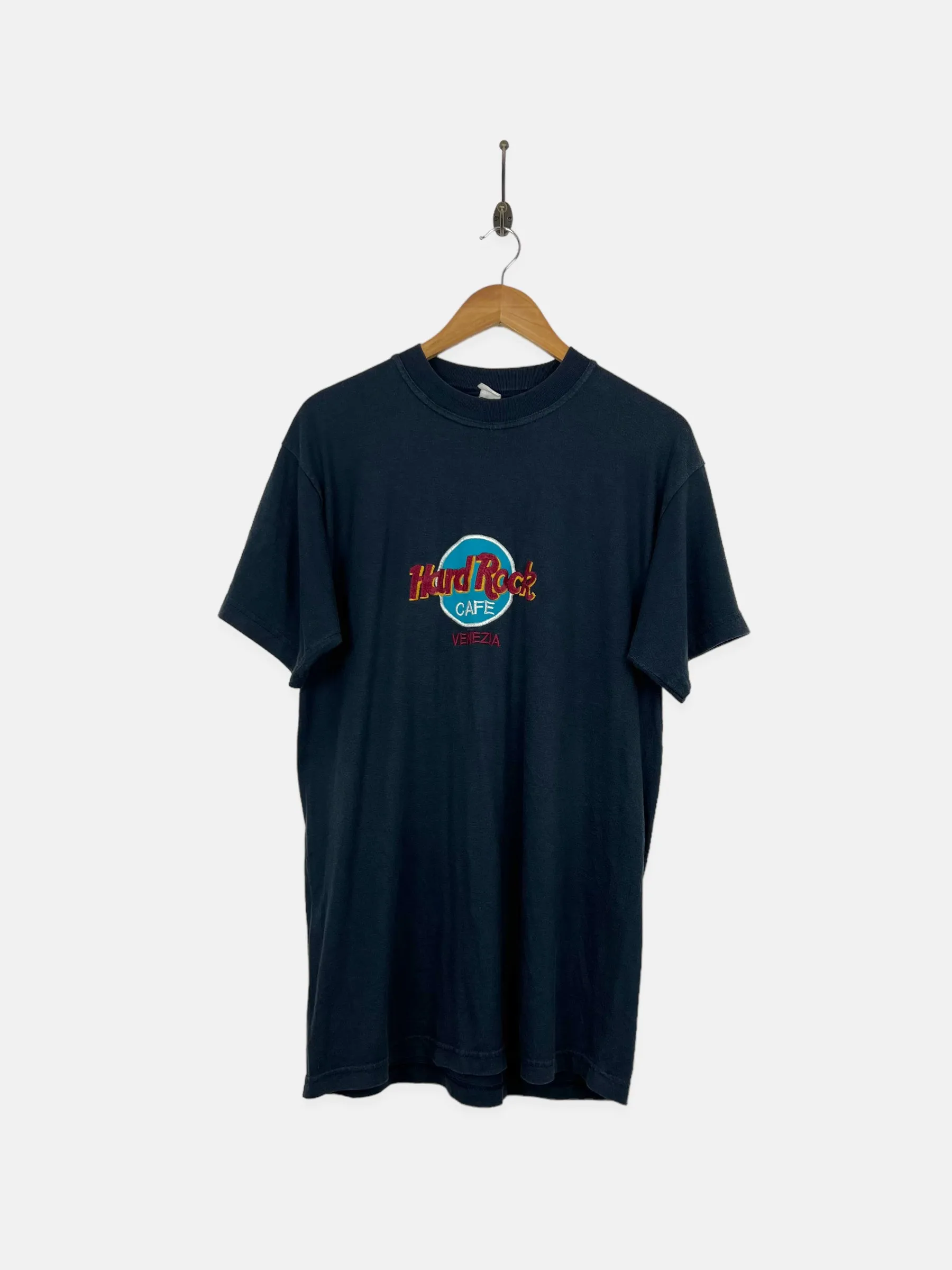90's Hard Rock Cafe Venezia Embroidered Vintage T-Shirt Size 10-12
