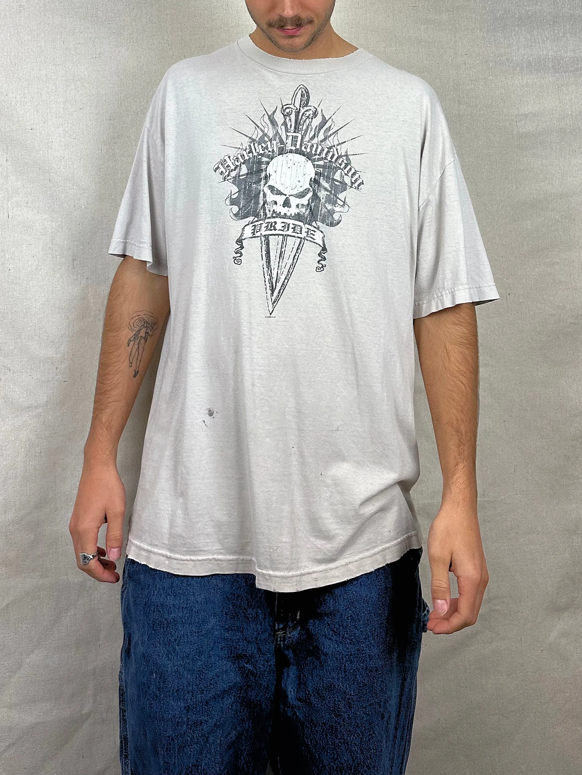90's Harley Davidson Seattle Washington Vintage T-Shirt Size XL