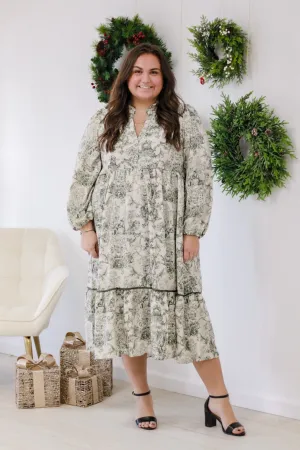 A Floral Affair Midi Dress