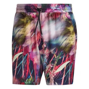 adidas Melbourne Mens Ergo Graphic Shorts - Black / Multi