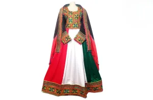 Afghan Fashion Dress In Kuwait Flag Design Arabic Wedding Clothes