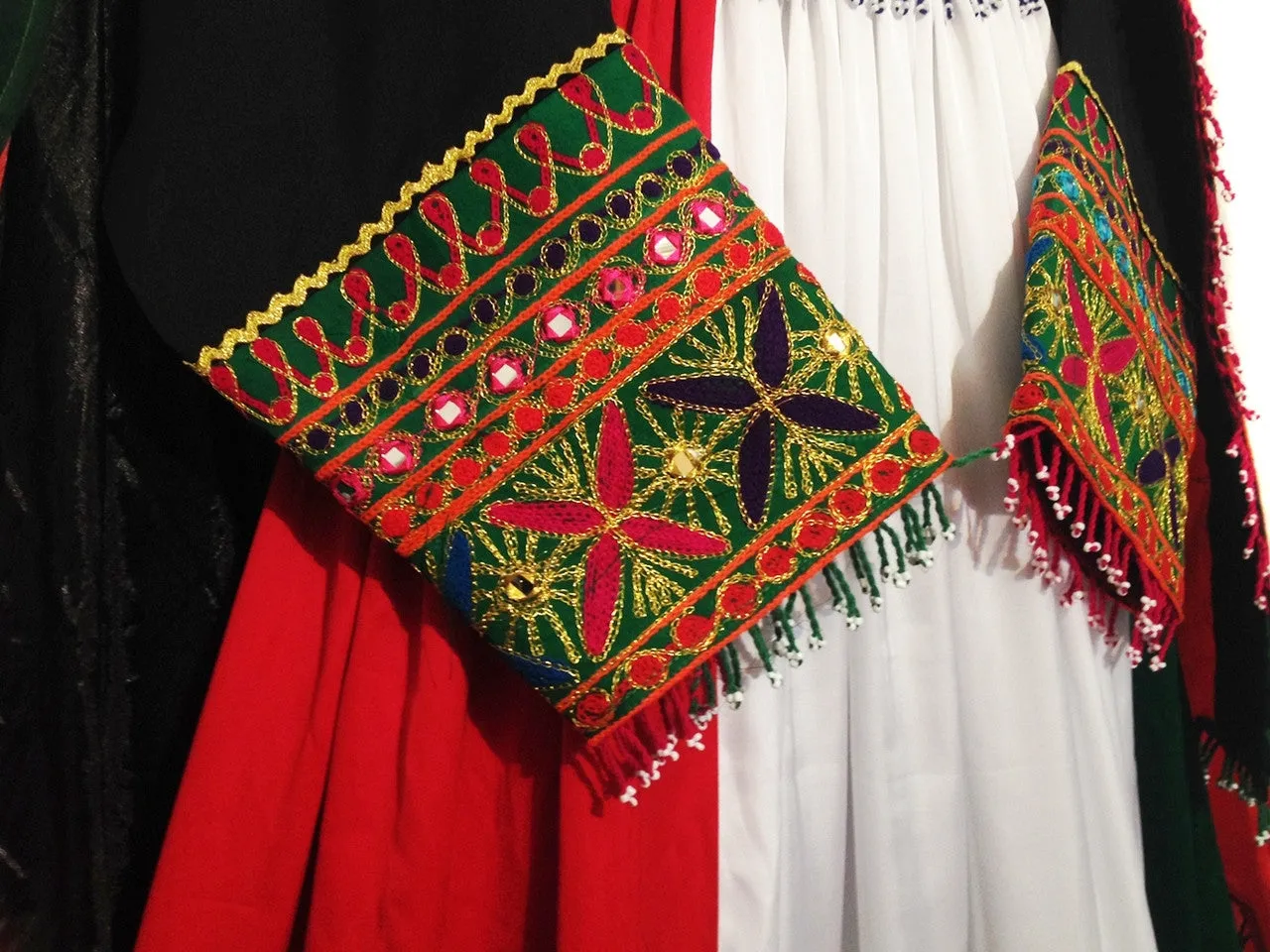 Afghan Fashion Dress In Kuwait Flag Design Arabic Wedding Clothes