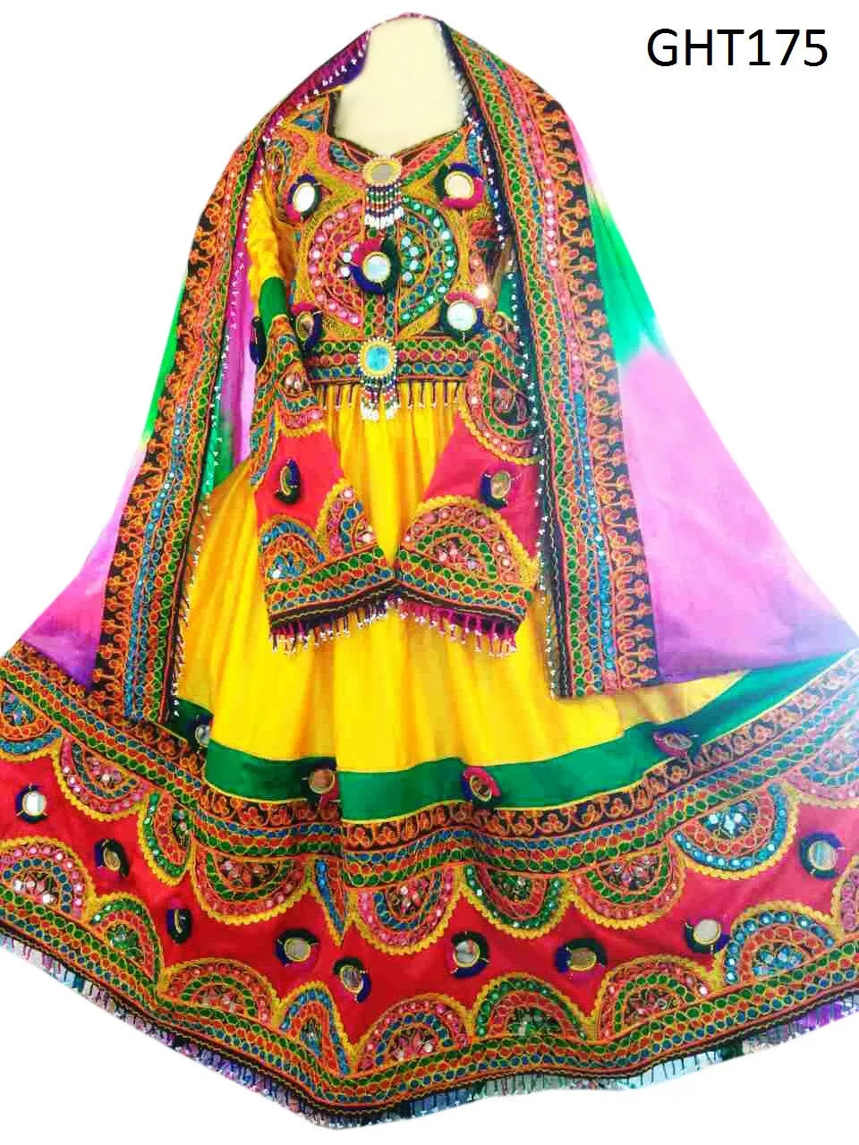 Afghan Wedding Dress Afghani Dress In Yellow Color