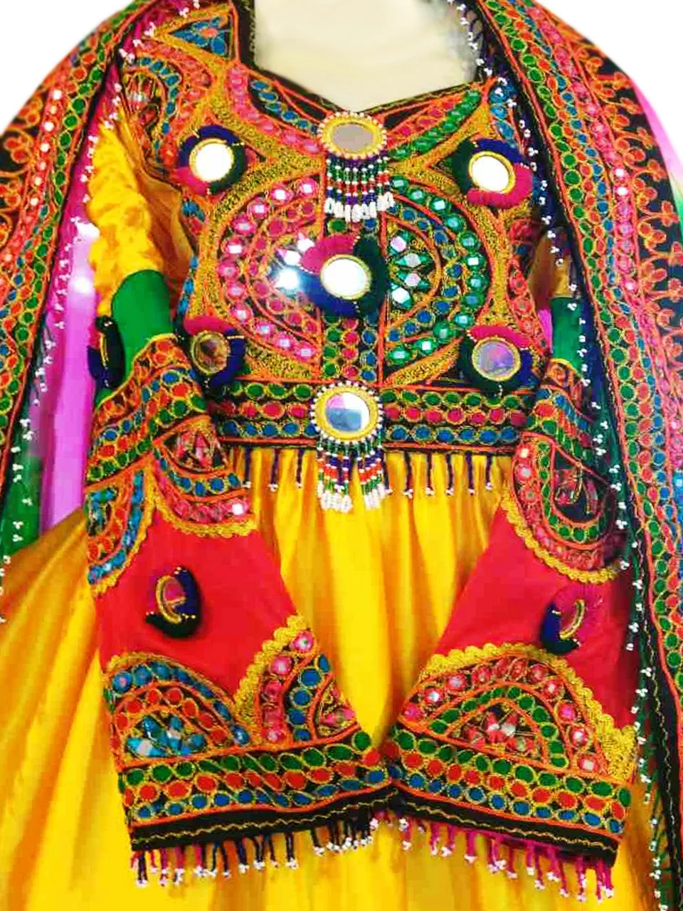 Afghan Wedding Dress Afghani Dress In Yellow Color