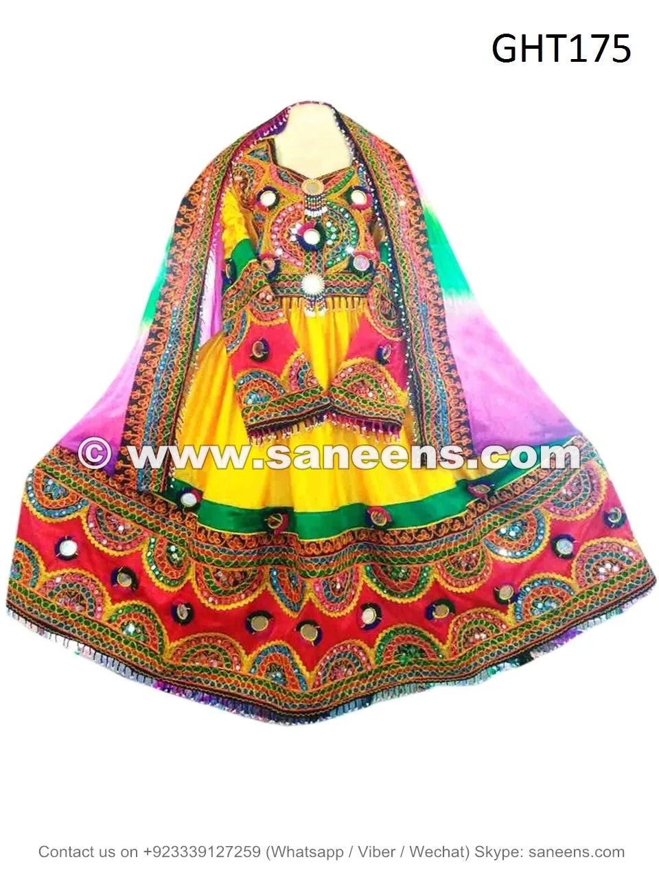 Afghan Wedding Dress Afghani Dress In Yellow Color