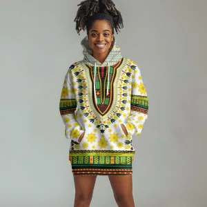 Afro Enkutatash Dashiki and Adey Abeba Hoodie Dress LT9
