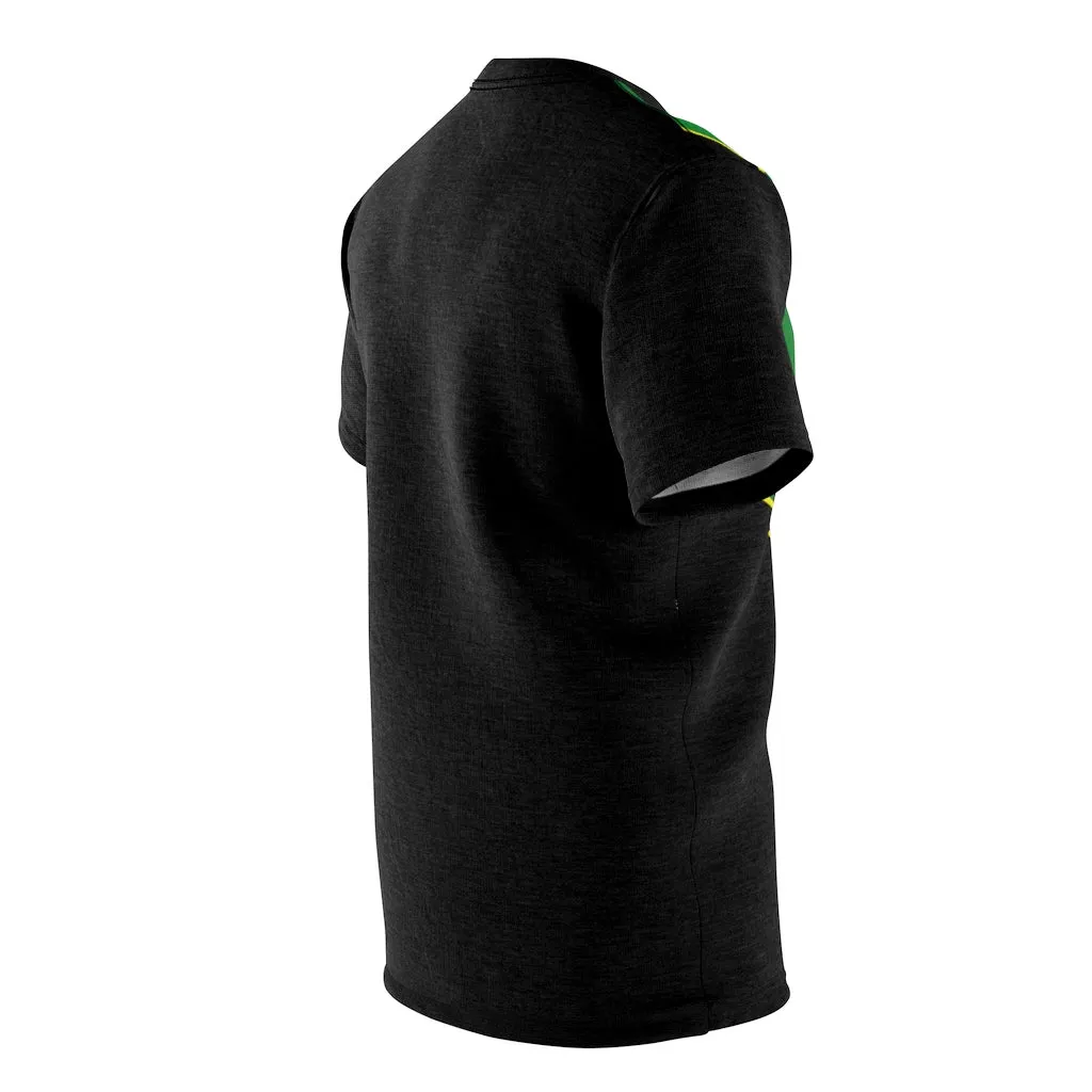 Afro-Mexican flag #Tshirt Unisex AOP Cut & Sew Tee