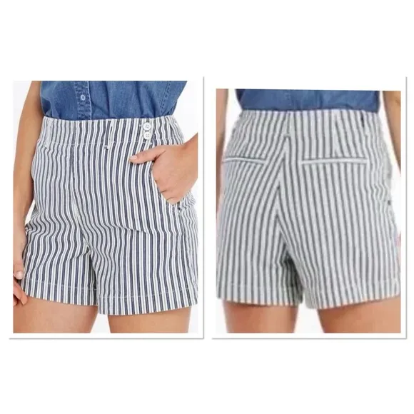 Ag Adriano Goldschmeid The Juliette Short Nautical High-Rise Shorts Sz 27