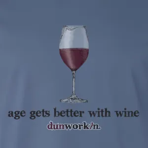 Age Gets better With Wine " Red Wine" Men's Short Sleeve Tee