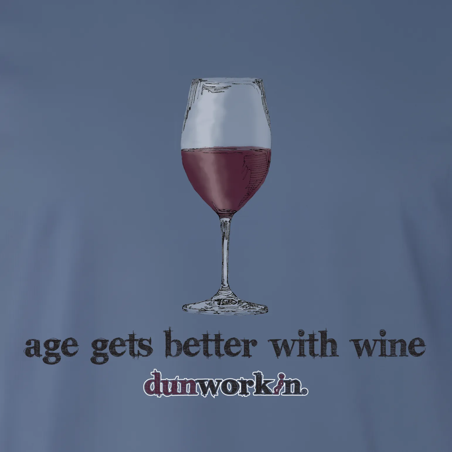Age Gets better With Wine " Red Wine" Men's Short Sleeve Tee