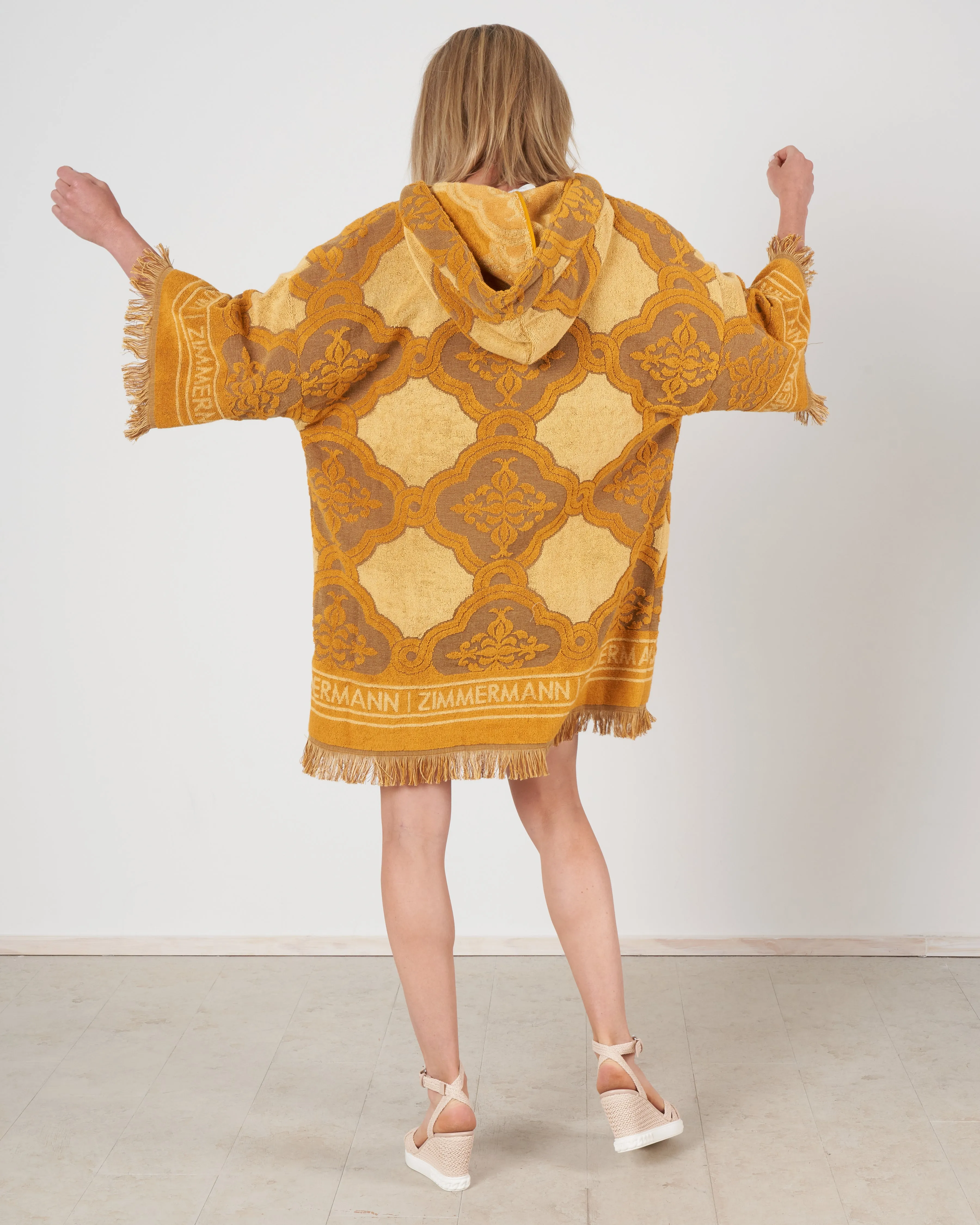 aliane terry towel dress - mustard mtd