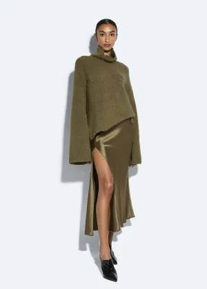 Alpaca Oversized Turtleneck Sweater