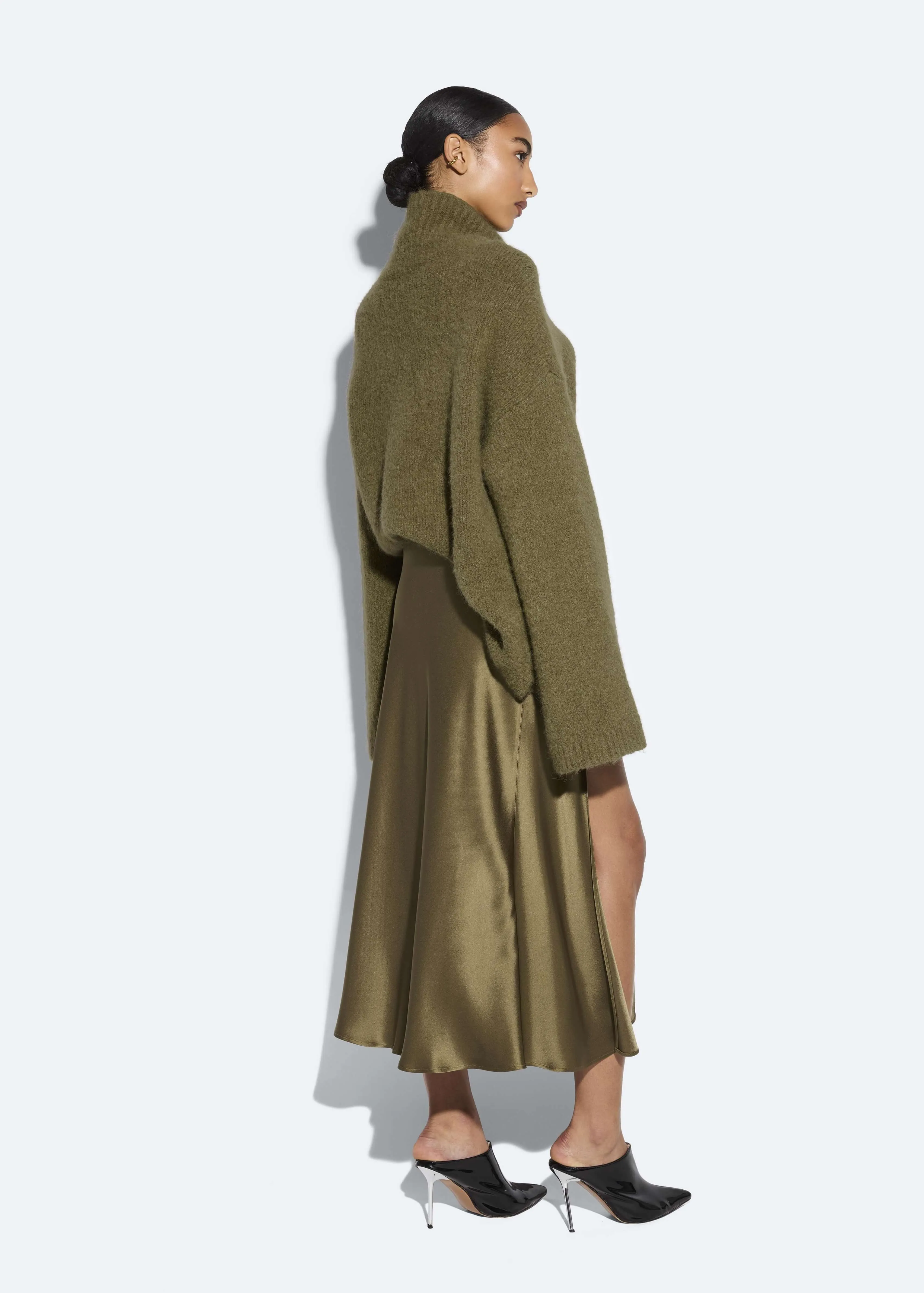 Alpaca Oversized Turtleneck Sweater
