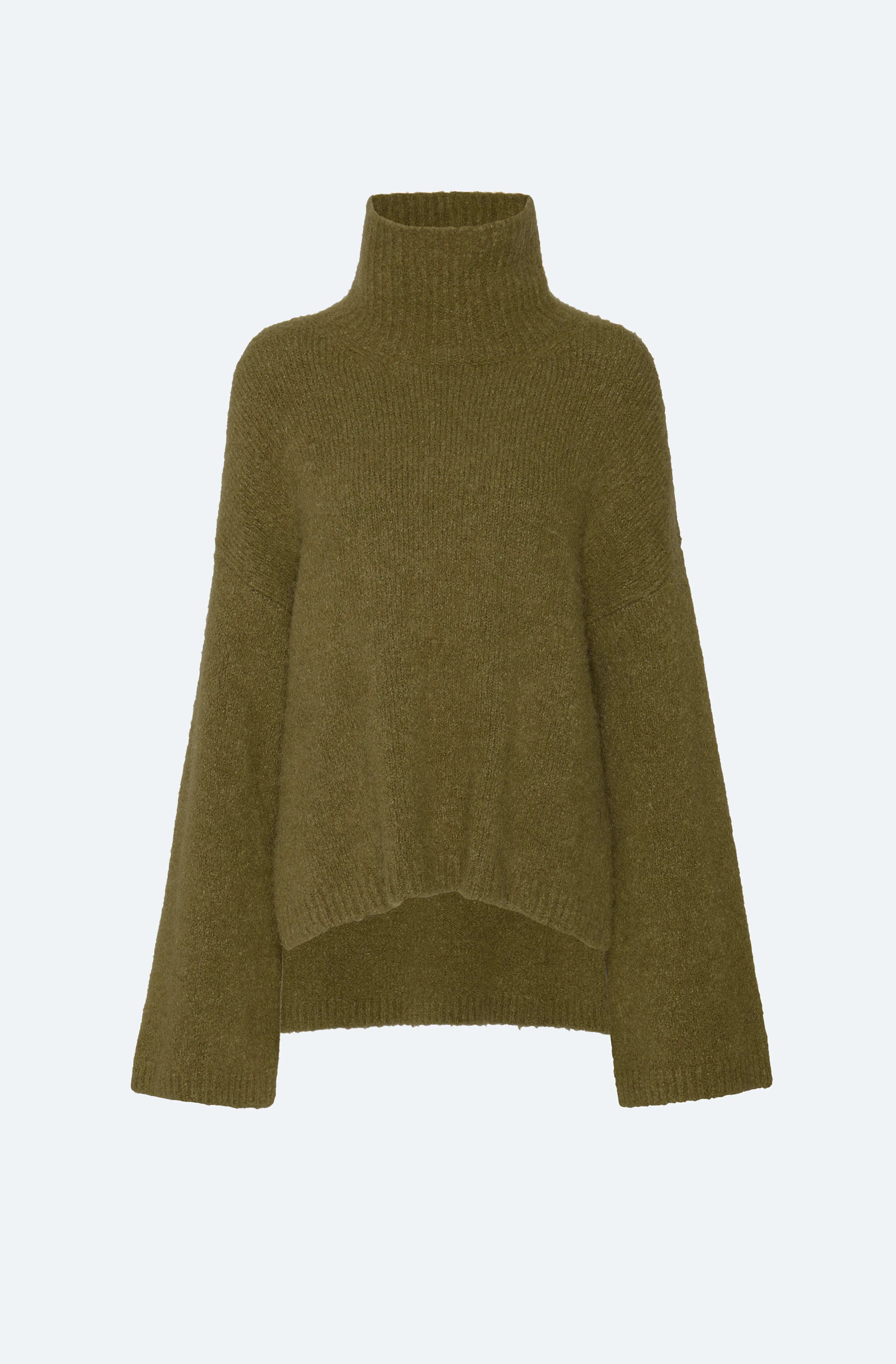 Alpaca Oversized Turtleneck Sweater