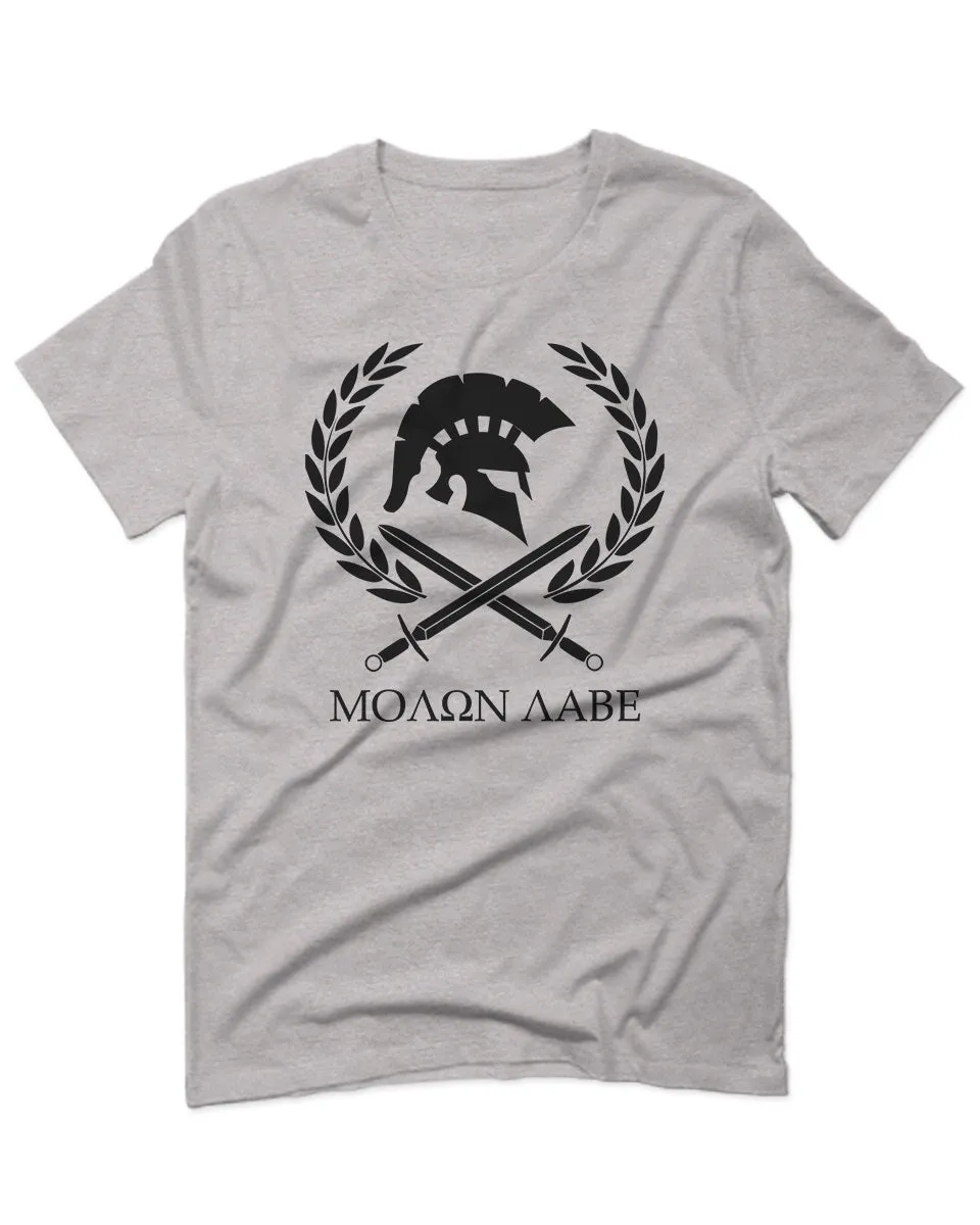 American Come and Take Greek Molon Labe Spartan Workout For men T Shirt