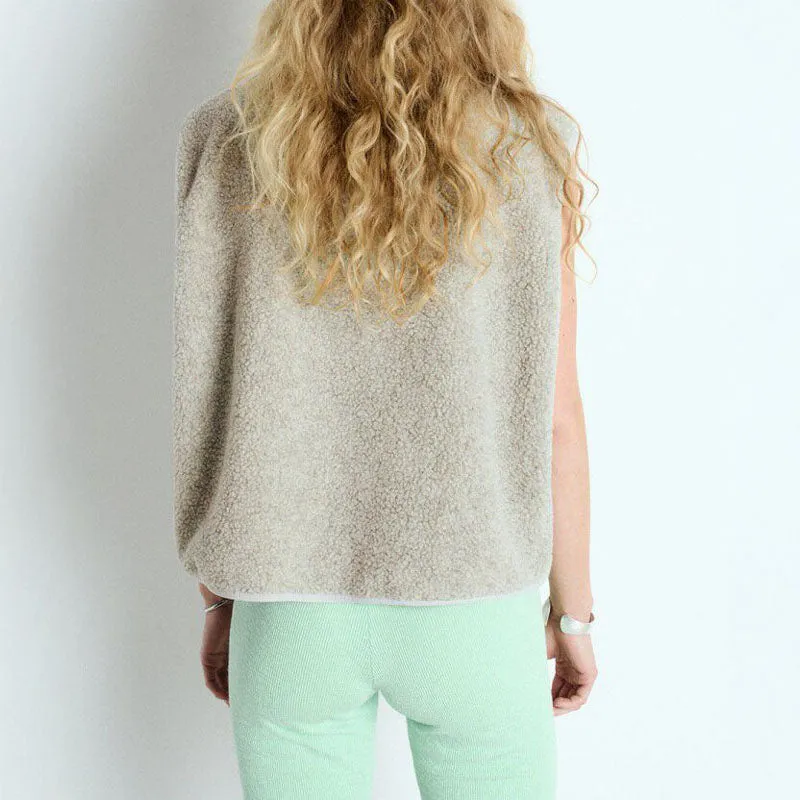 AMERICAN VINTAGE Hoktown Fleece in Polar Melange