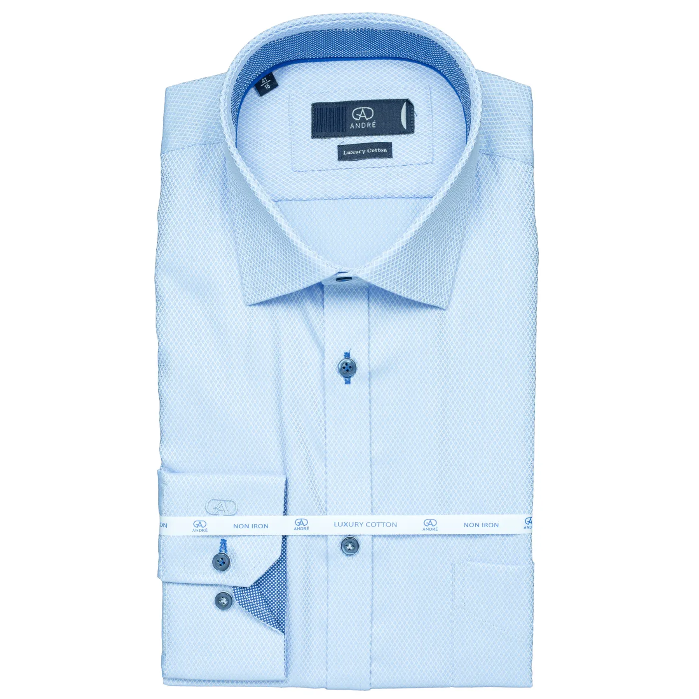 André "Cambridge" Textured L/S Formal Shirt