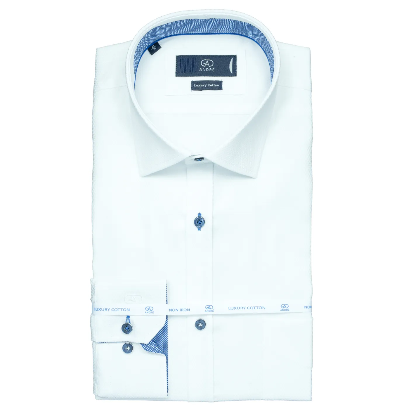 André "Cambridge" Textured L/S Formal Shirt