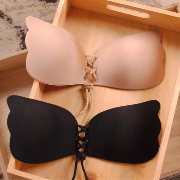 Angel Bra - Strapless Self Adhesive Silicone Invisible Backless Push Up Bra