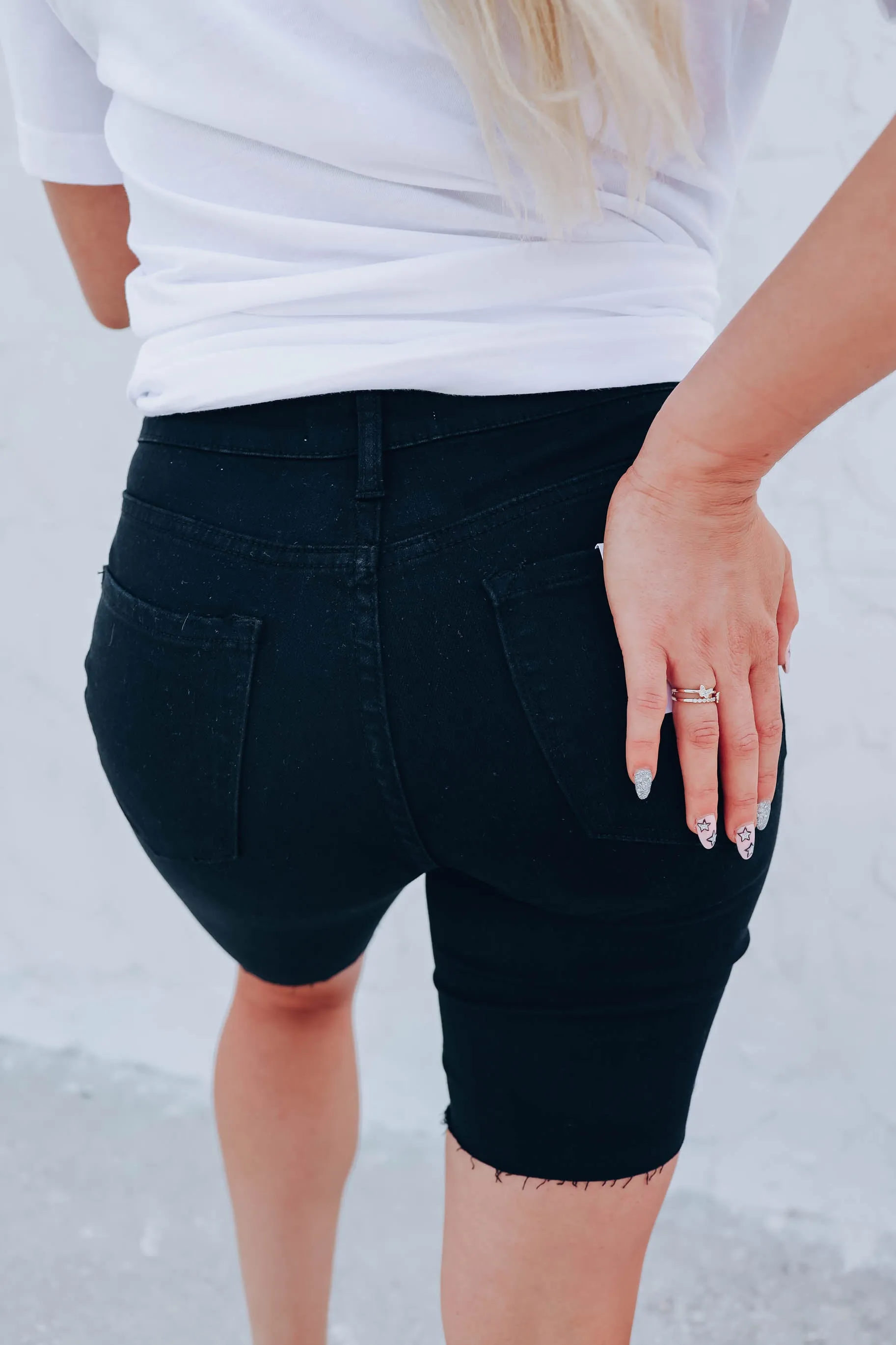 Angeles Denim Bermuda Shorts