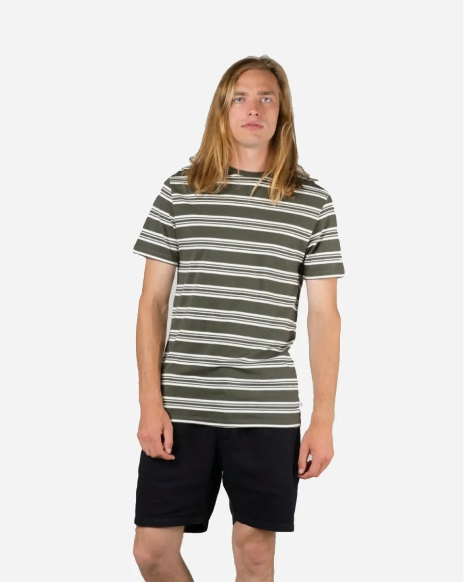 Arnold Tee - Olive/Cream