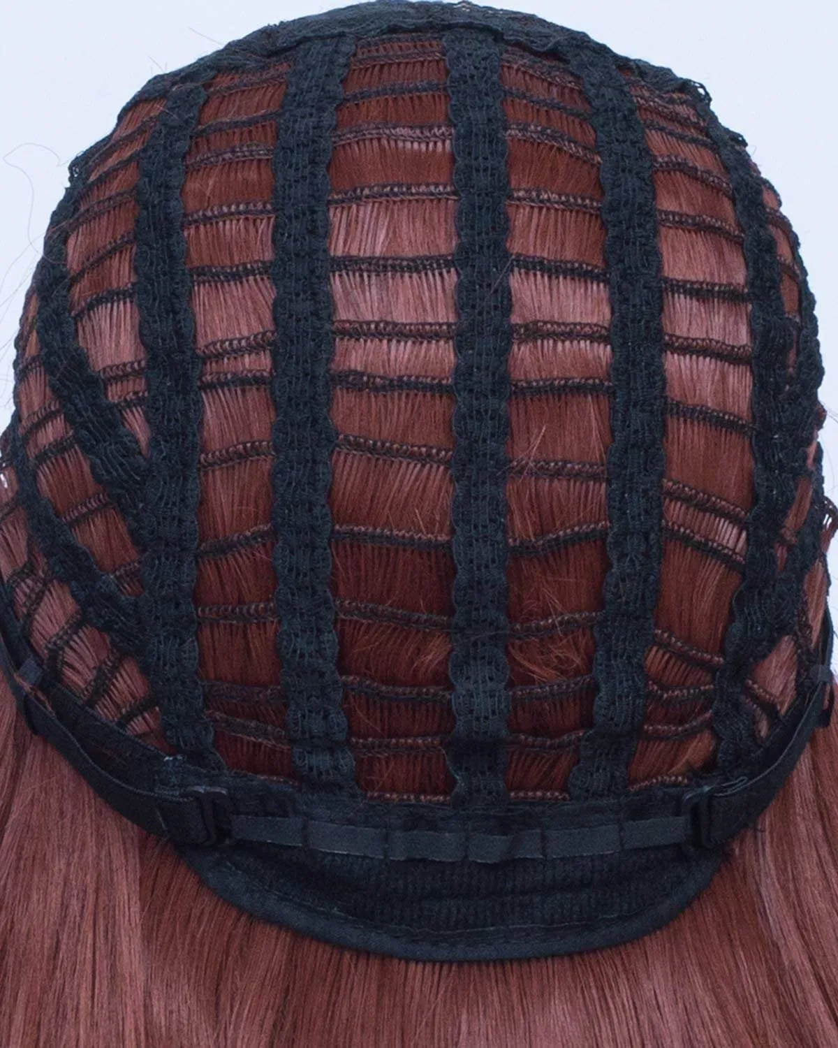 Auburn wig 28” wavy wig with bangs natural looking premium heat resistant synthetic