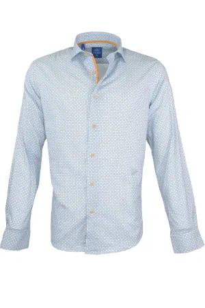 Avenue 21 Textured Shirt Light Blue