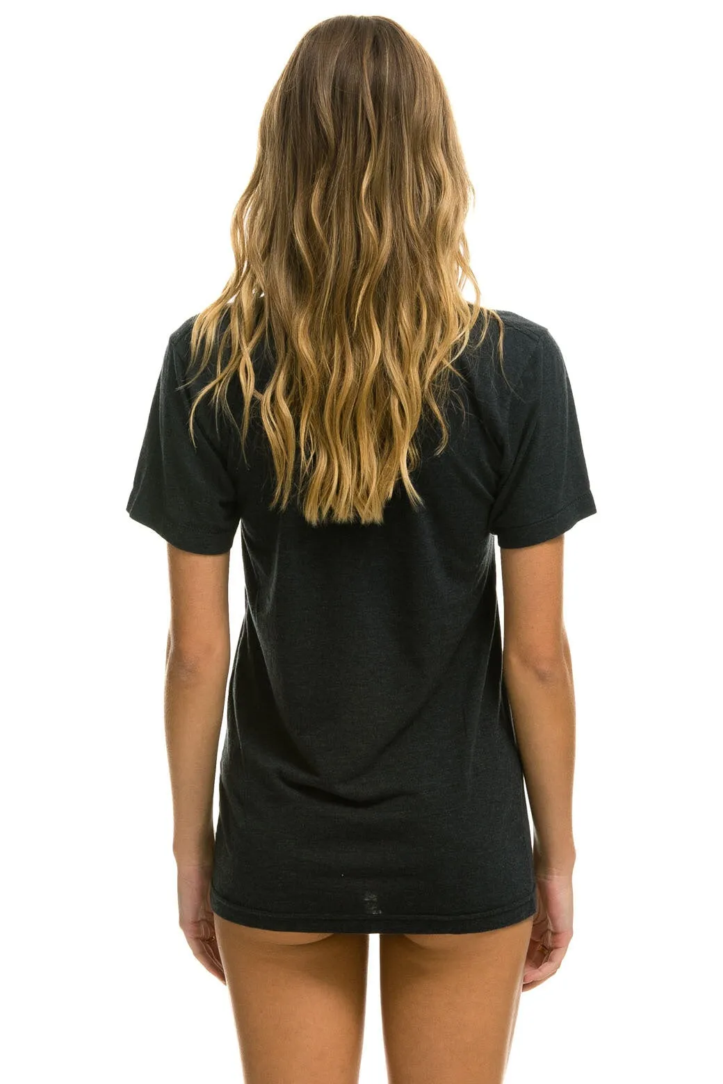 AVIATOR NATION HAIGHT ASHBURY TEE - CHARCOAL