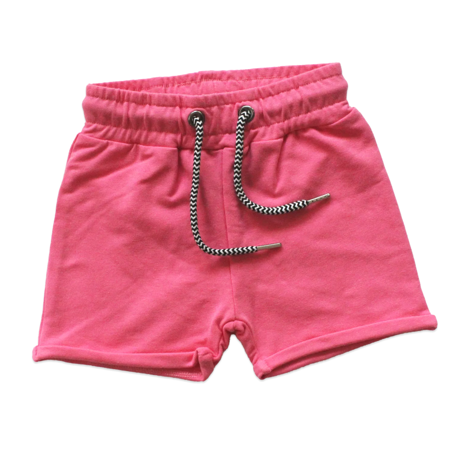 Bamboo Drawstring Shorts - Hot Pink