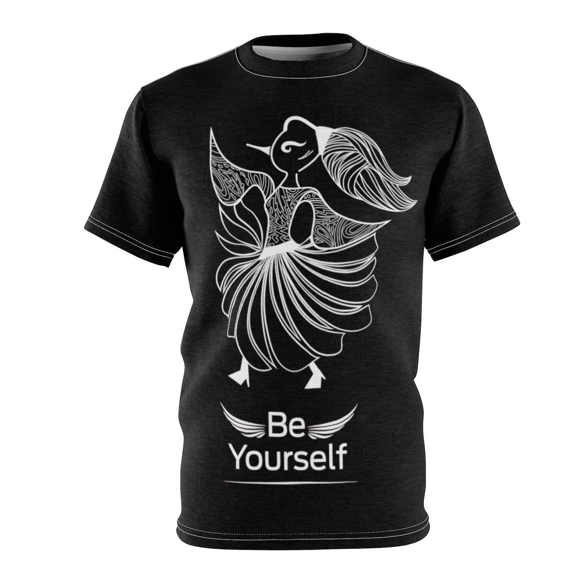 Be Yourself Unisex AOP Cut & Sew Tee