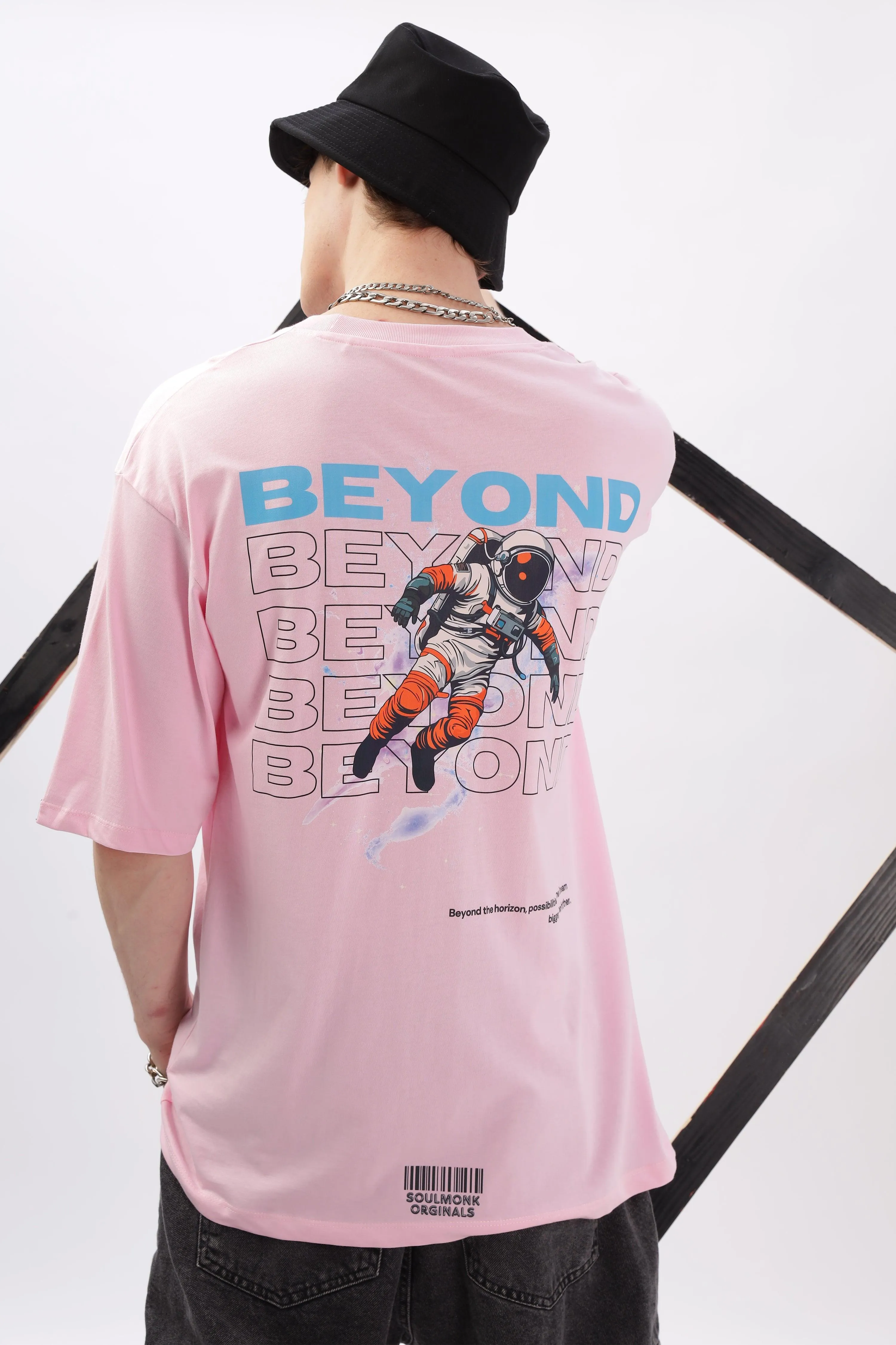 Beyond Soft Pink Oversized T-shirt