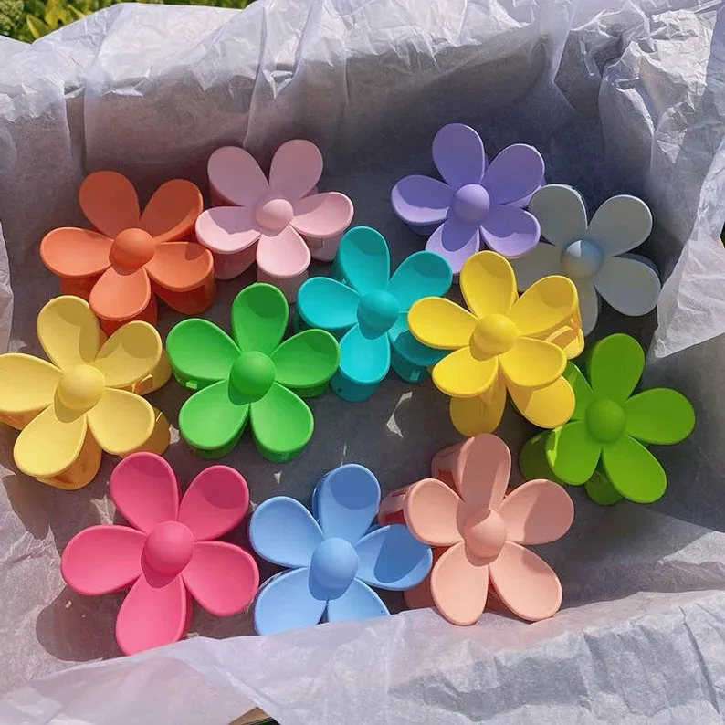 Bloom Flower Hair Claw Clip