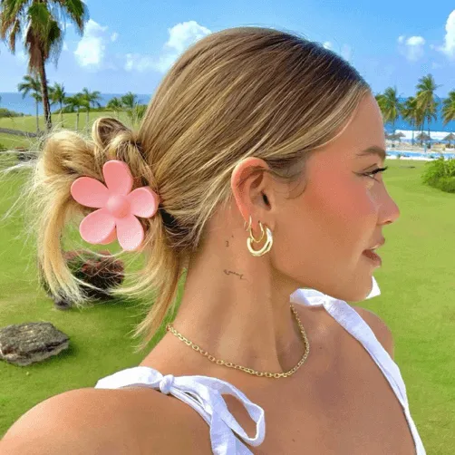 Bloom Flower Hair Claw Clip