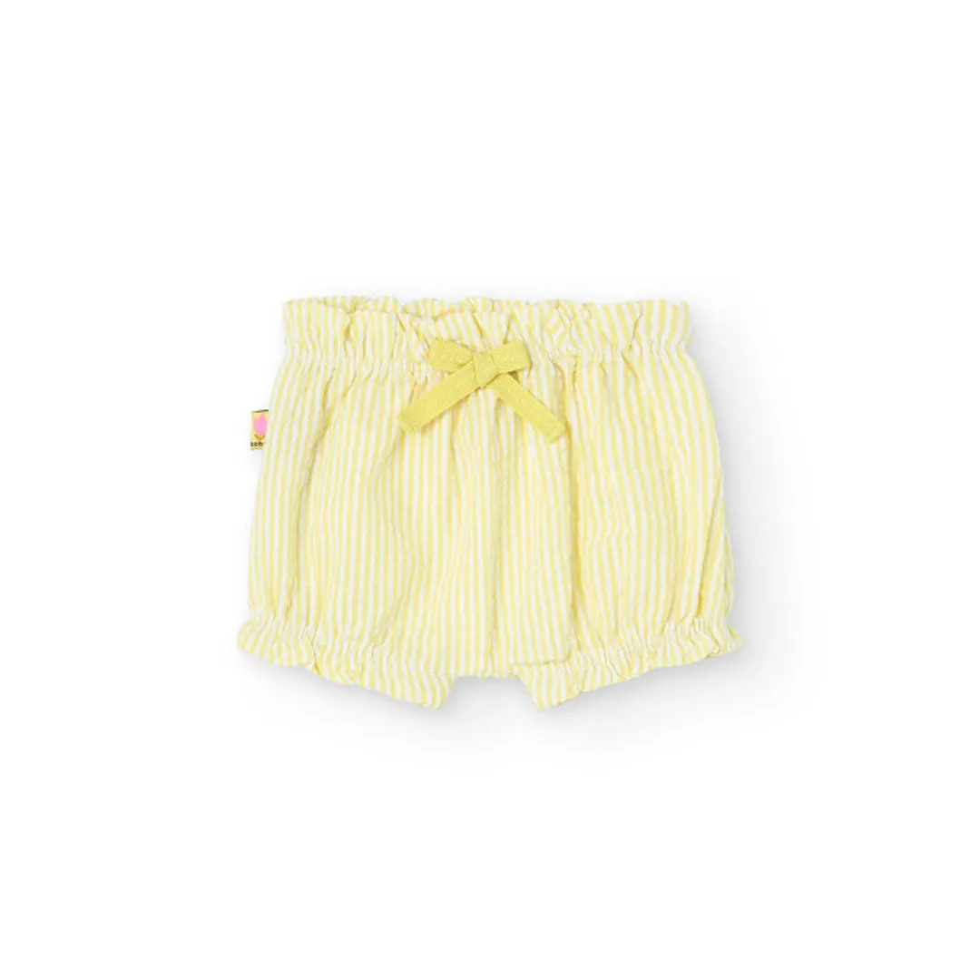 Boboli Baby Girls 2 Piece Long Sleeve Top And Shorts Outfit