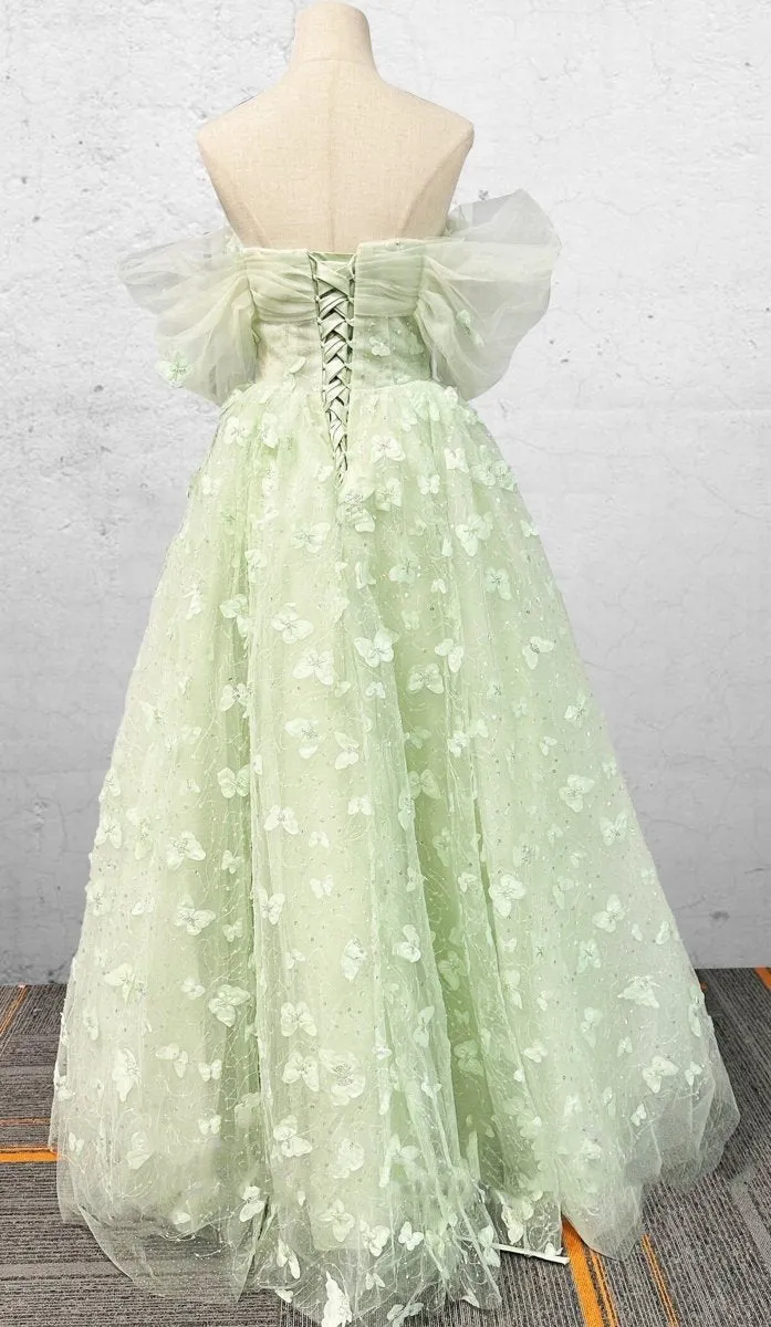Boho A-line Sweetheart Floor-Length Quinceanera Dresses